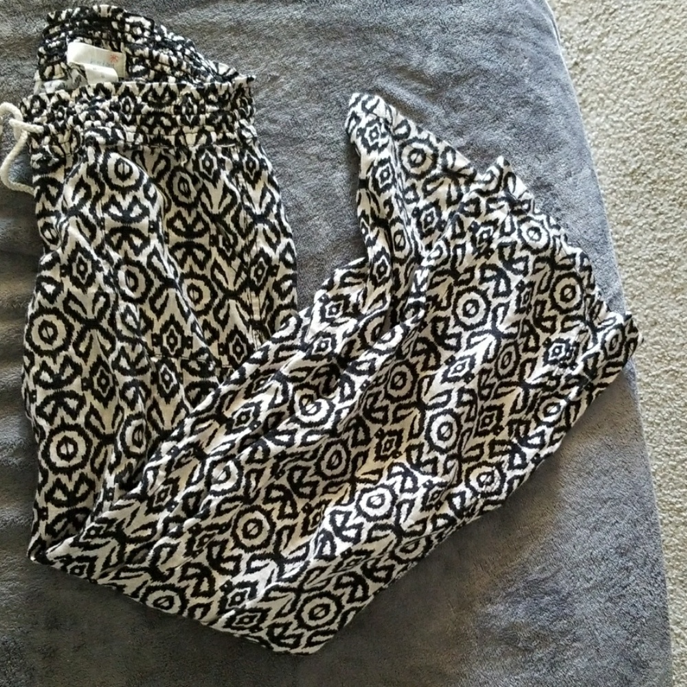 Linen and rayon pants